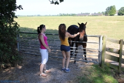 handcuffed outdoors